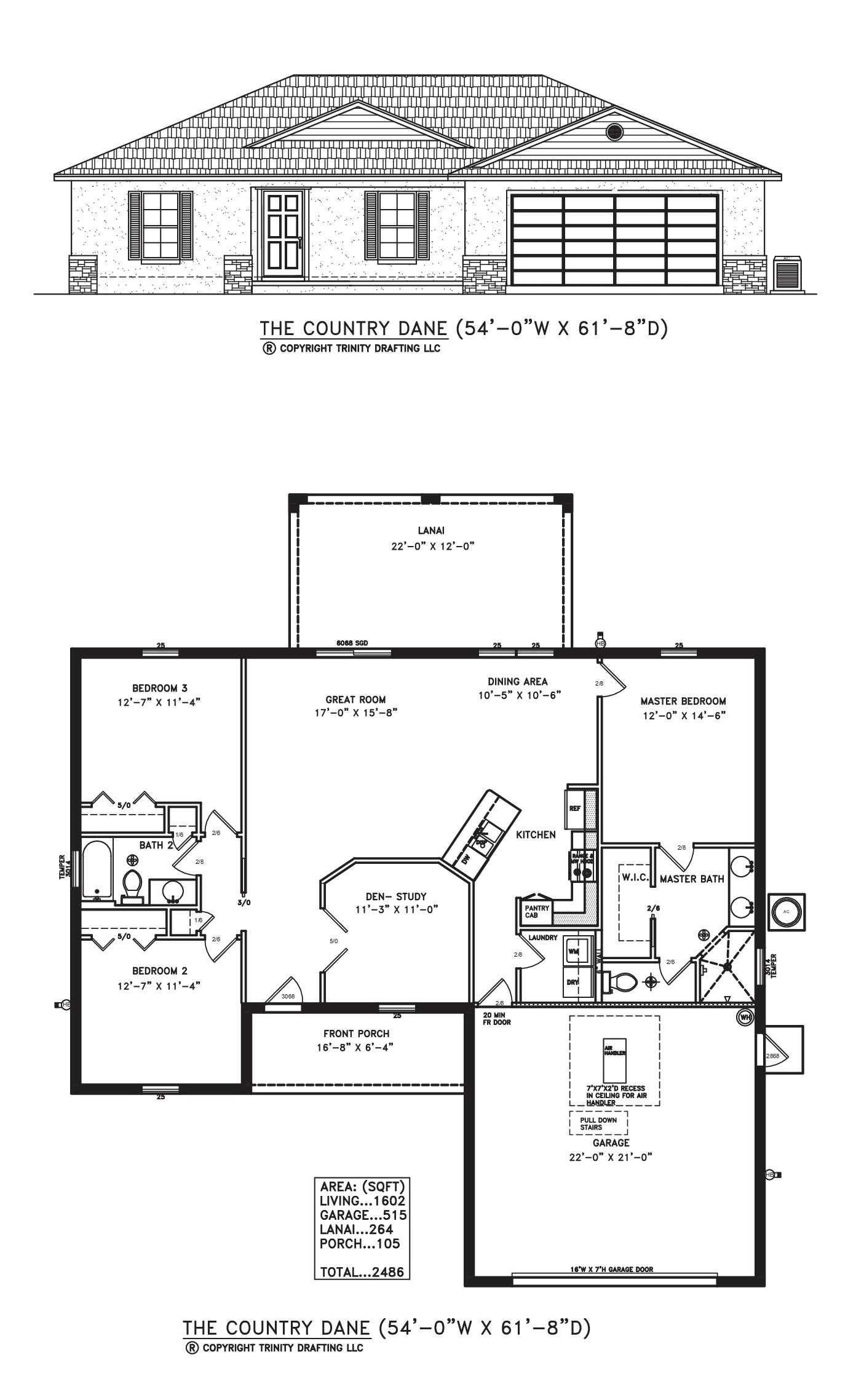 The Country Dane - (Jody Willis Builder, Inc.)